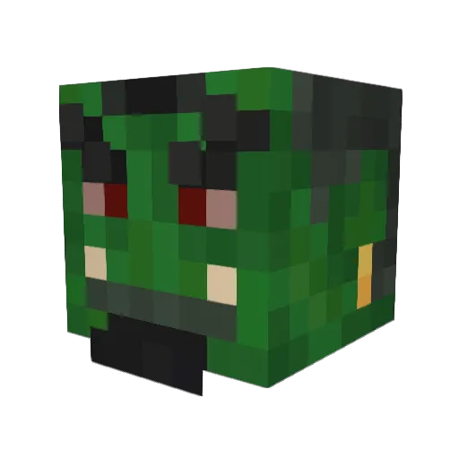 sinkurelyodin Minecraft avatar head, 3D render