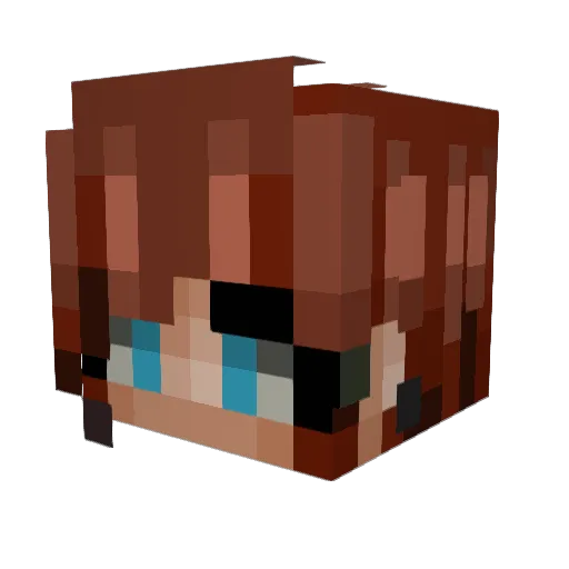 sinnamonbun21 Minecraft avatar head, 3D render