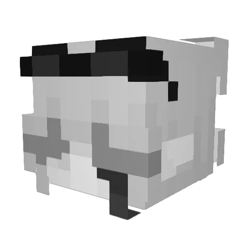 sinnaxx Minecraft avatar head, 3D render