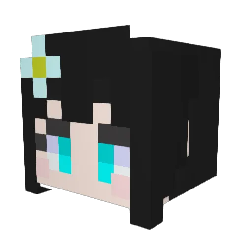 sino1456 Minecraft avatar head, 3D render