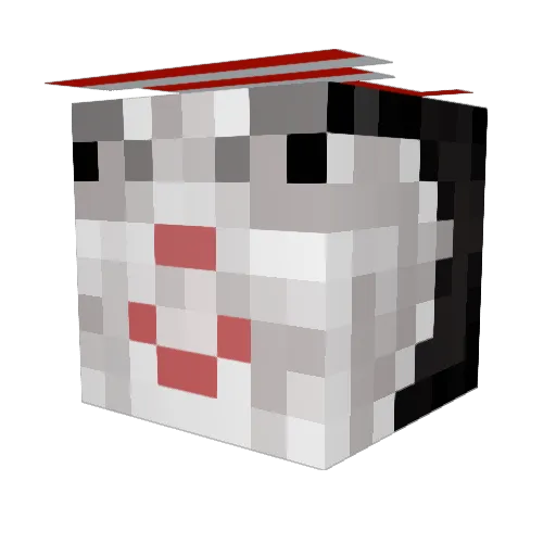 sinodino0320 Minecraft avatar head, 3D render