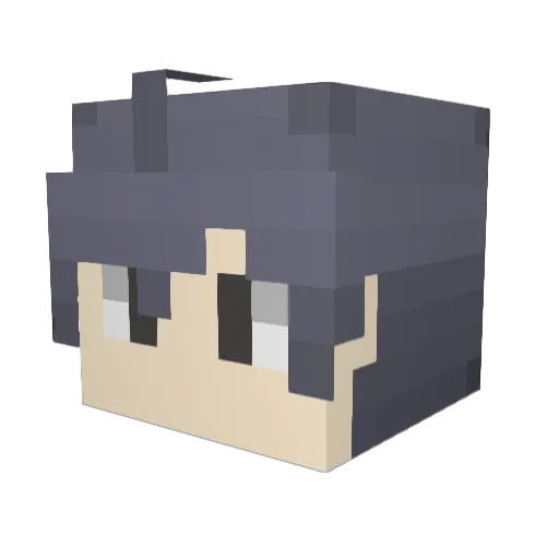 sinomun1925 Minecraft avatar head, 3D render