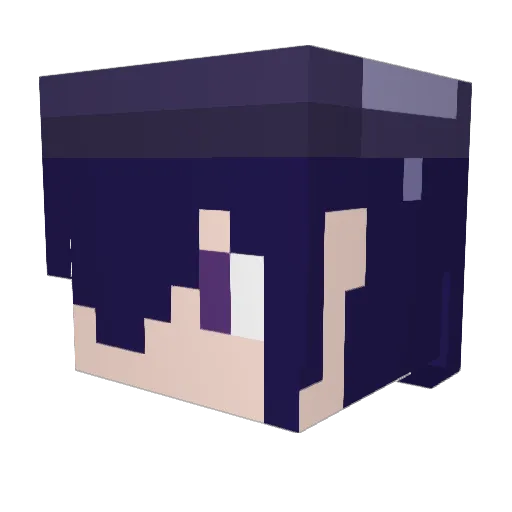 sinonom22 Minecraft avatar head, 3D render
