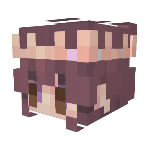 sinos7806 Minecraft avatar head, 3D render