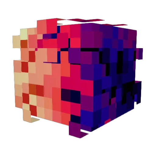 sinsobi Minecraft avatar head, 3D render
