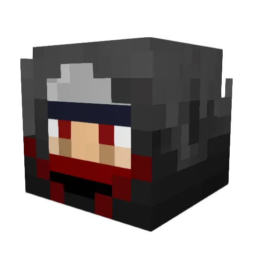 sinsone Minecraft avatar head, 3D render