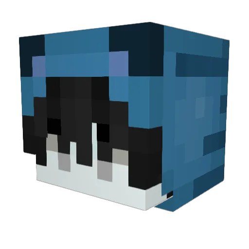 sinsp Minecraft avatar head, 3D render
