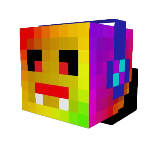 sinupcioso Minecraft avatar head, 3D render