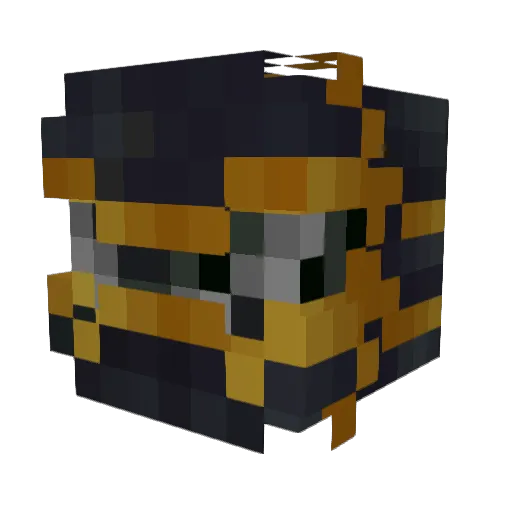 sinz702 Minecraft avatar head, 3D render