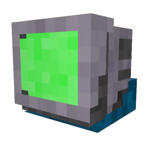 sioppy_ Minecraft avatar head, 3D render