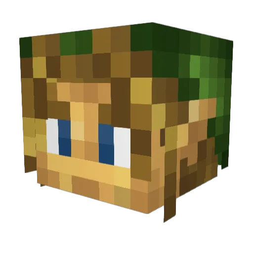 siorad16 Minecraft avatar head, 3D render