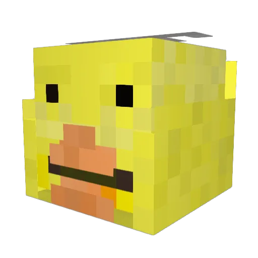 siotyo_ Minecraft avatar head, 3D render