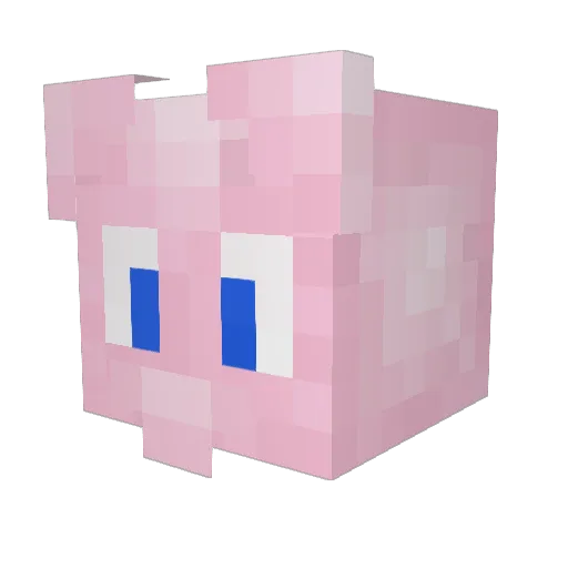 siou0 Minecraft avatar head, 3D render