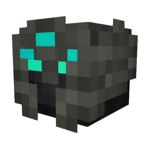 sipaling Minecraft avatar head, 3D render