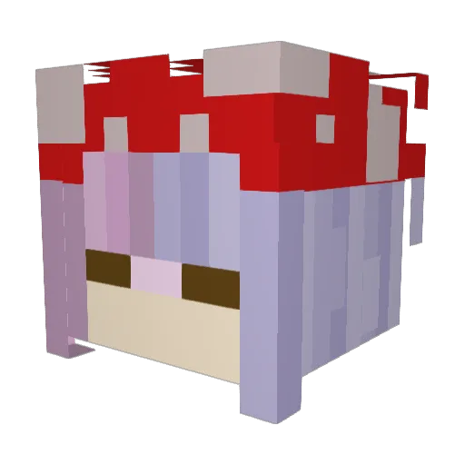 sipex_dipex Minecraft avatar head, 3D render