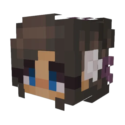 sipkey Minecraft avatar head, 3D render