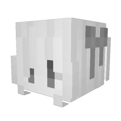 sipplean4real Minecraft avatar head, 3D render