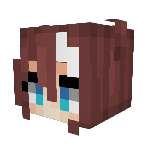 sipsitsers Minecraft avatar head, 3D render