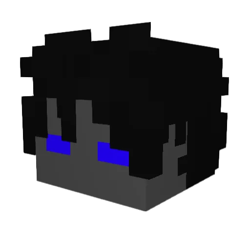 sirKrix Minecraft avatar head, 3D render
