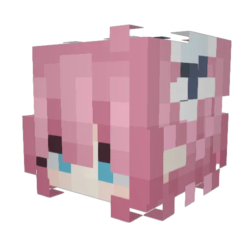 sirWuftLaffel Minecraft avatar head, 3D render
