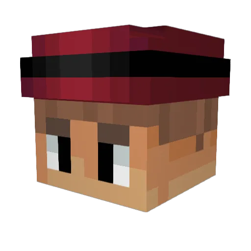sirZONDON Minecraft avatar head, 3D render