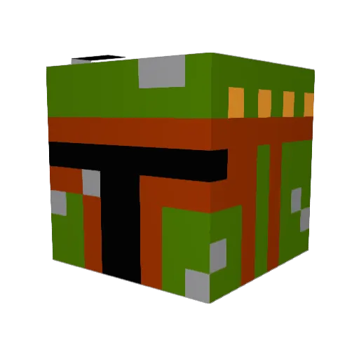 sir_douglas88 Minecraft avatar head, 3D render