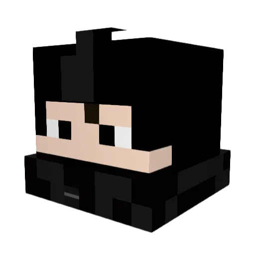 sir_monky Minecraft avatar head, 3D render