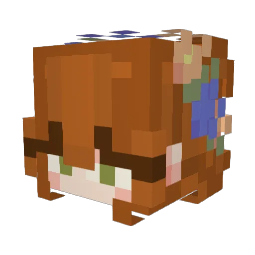 sir_osya Minecraft avatar head, 3D render