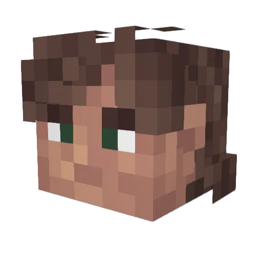 sir_phini Minecraft avatar head, 3D render