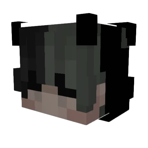 sirachii Minecraft avatar head, 3D render