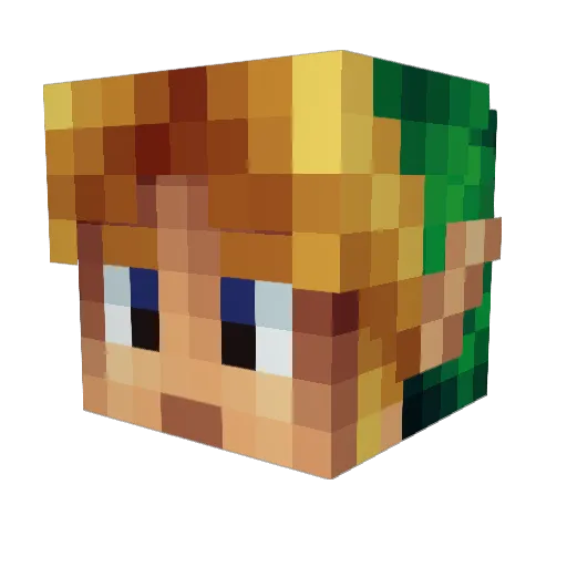 siralex012 Minecraft avatar head, 3D render