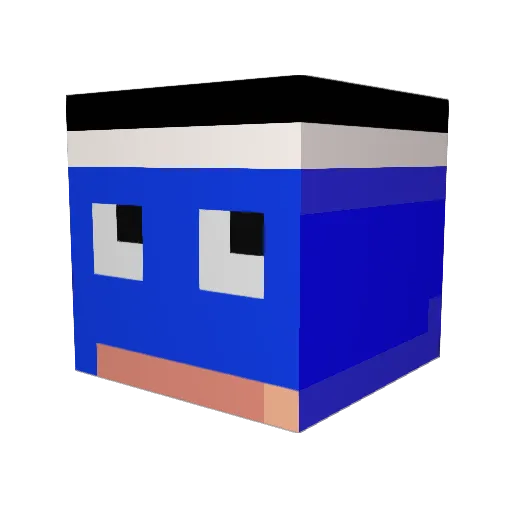 sirasira089 Minecraft avatar head, 3D render