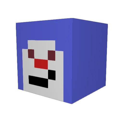 sirasu523 Minecraft avatar head, 3D render