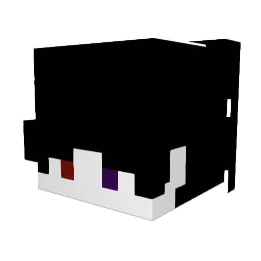 sirbeans___ Minecraft avatar head, 3D render