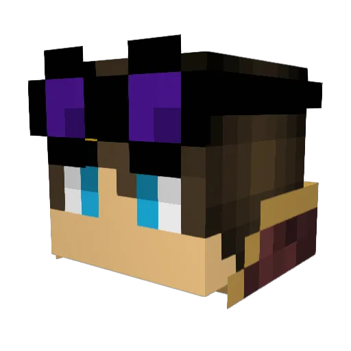 sirbuildalot8 Minecraft avatar head, 3D render