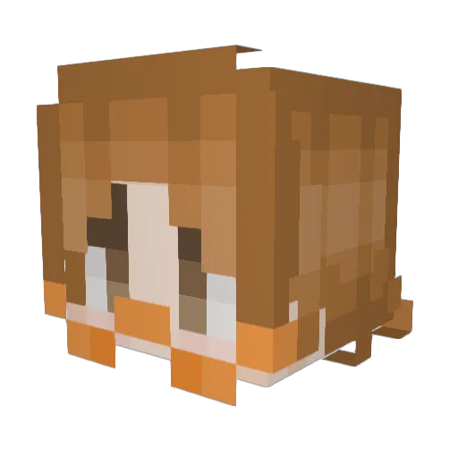 sircrumbcision Minecraft avatar head, 3D render