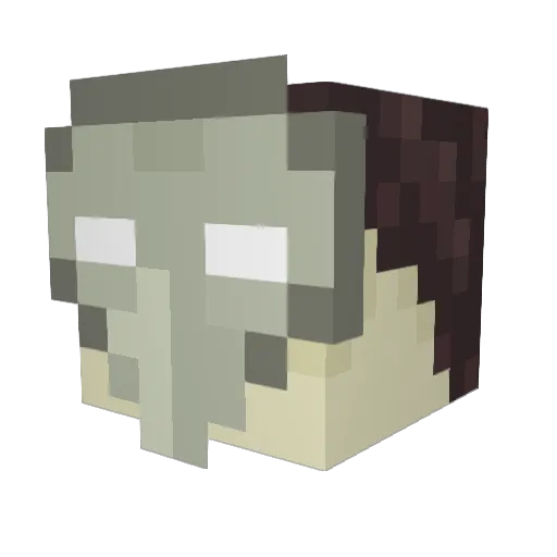 sirdog12 Minecraft avatar head, 3D render