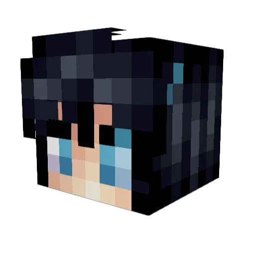 sireddymkii Minecraft avatar head, 3D render