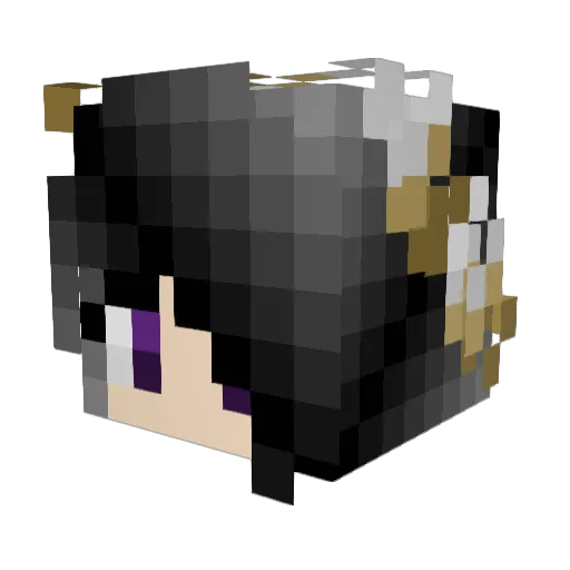 siren1925 Minecraft avatar head, 3D render