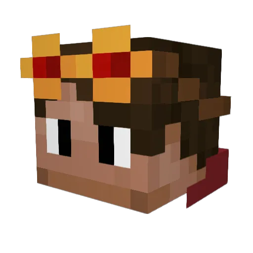 siren_head1 Minecraft avatar head, 3D render