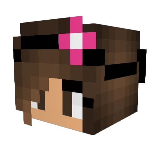 sirfuzzy75 Minecraft avatar head, 3D render
