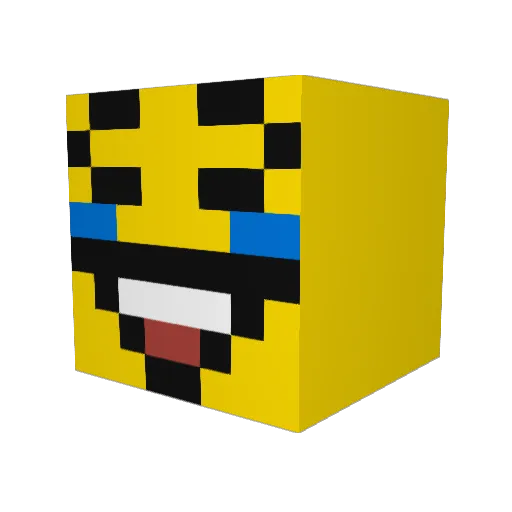 sirish90 Minecraft avatar head, 3D render