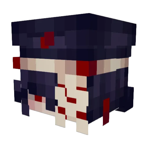 siritoriyuke_ Minecraft avatar head, 3D render