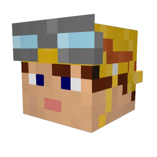 sirius_322 Minecraft avatar head, 3D render
