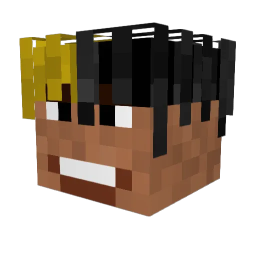 sirjopalot Minecraft avatar head, 3D render