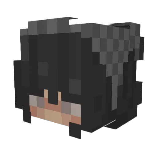 sirlauren Minecraft avatar head, 3D render