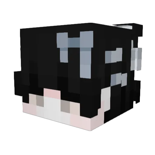 sirlukiii Minecraft avatar head, 3D render