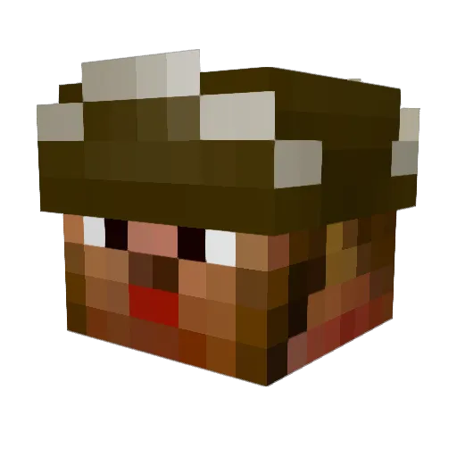sirmilton151 Minecraft avatar head, 3D render