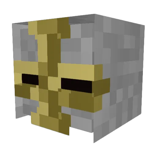 sirnotanoob Minecraft avatar head, 3D render