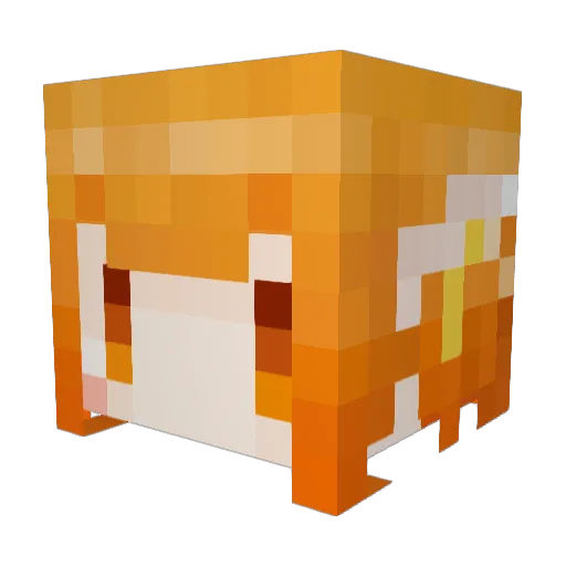 siro1225 Minecraft avatar head, 3D render